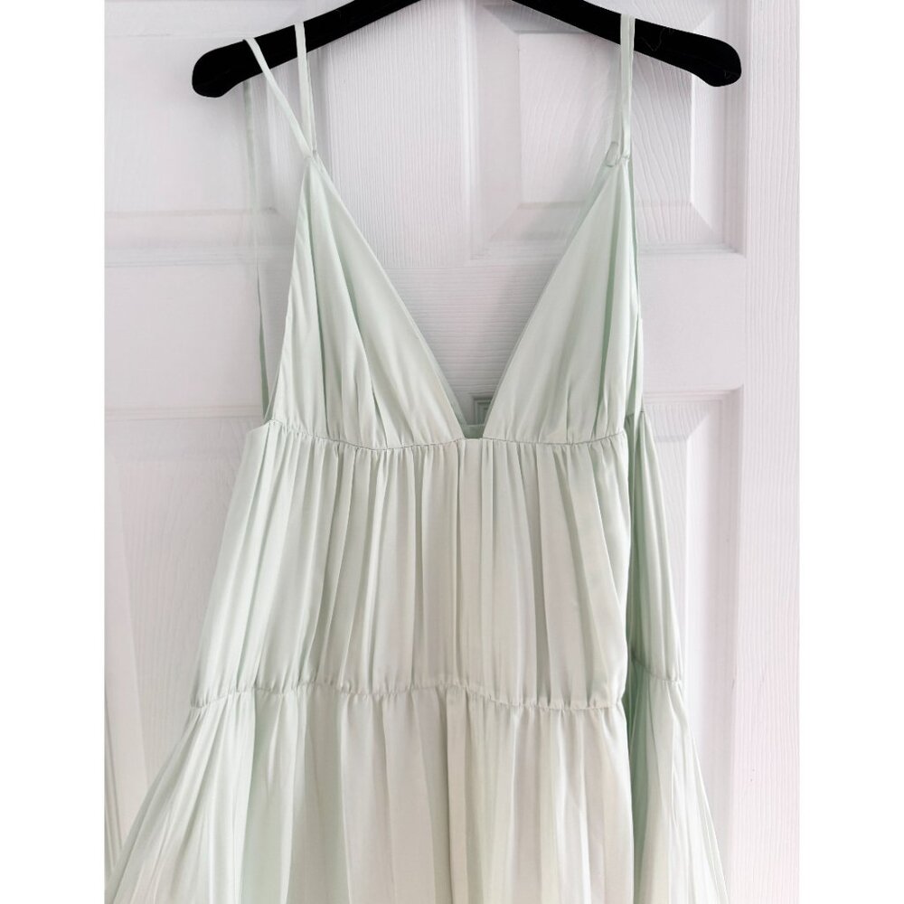 Joseph "Darnley" Silk Habotai Dress in "Aquatic", size 36 (fits like a 2/4) - Picture 5 of 9